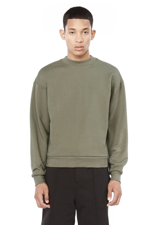 Alexander Wang ‎FLEECE BACKED SWEATSHIRT ‎ ‎TOP‎ | Official Site