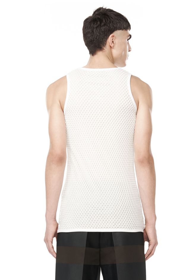 Alexander Wang ‎FISHNET OVERLAY TANK ‎ ‎TOP‎ | Official Site