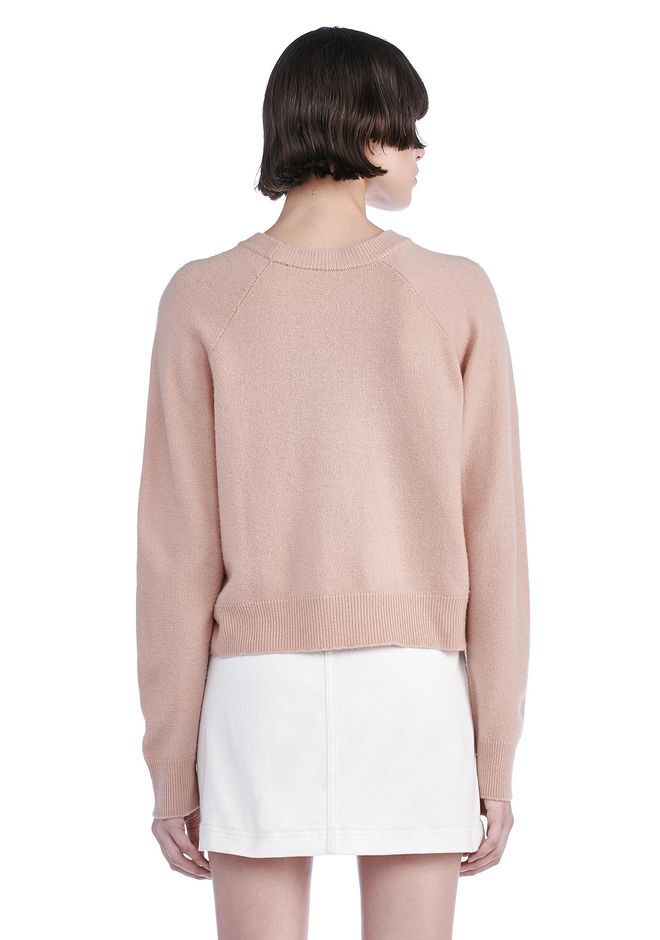 alexander wang cropped sweater