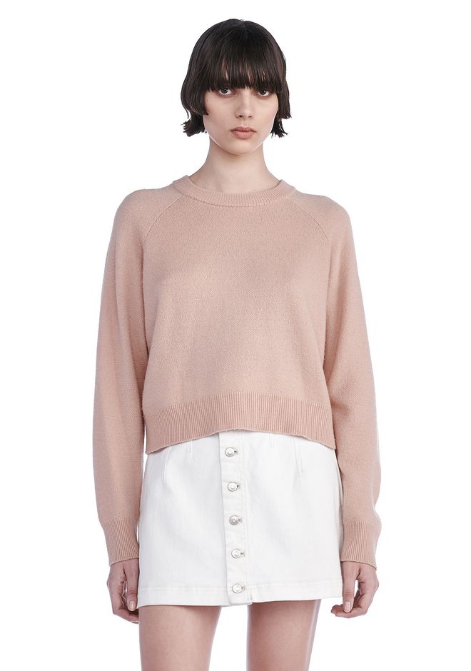 alexander wang cropped sweater