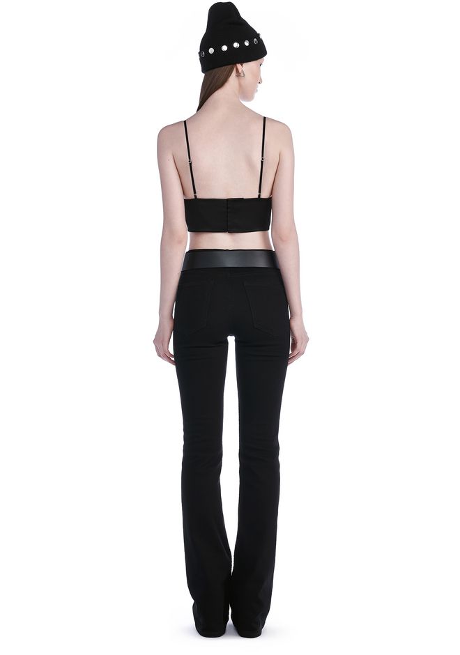 Alexander Wang ‎STRETCH SATIN BRALETTE ‎ ‎TOP‎ | Official Site