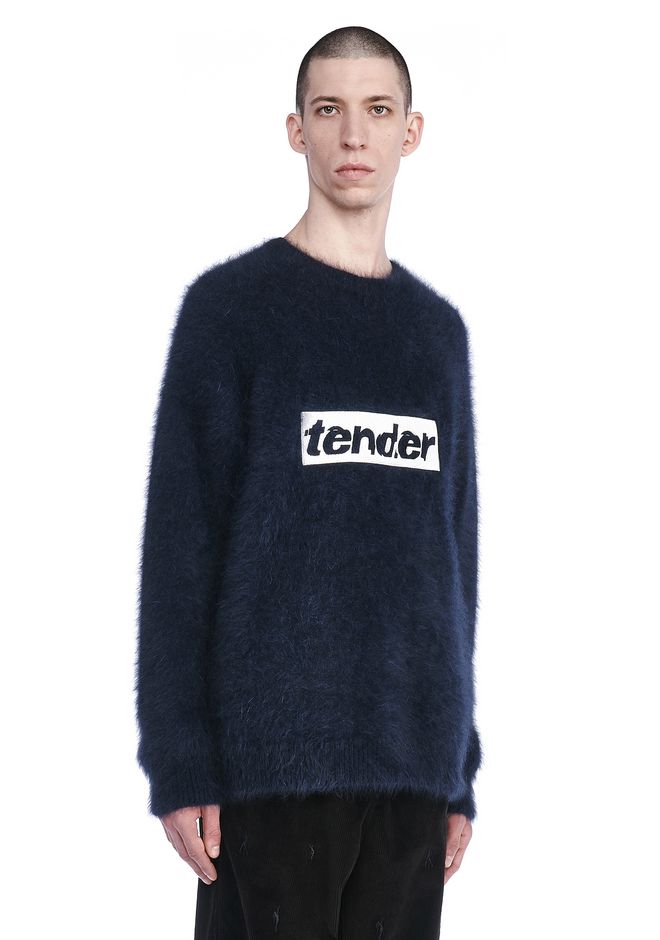 Alexander Wang ‎RUNWAY OVERSIZED SWEATSHIRT WITH TENDER EMBROIDERY ...