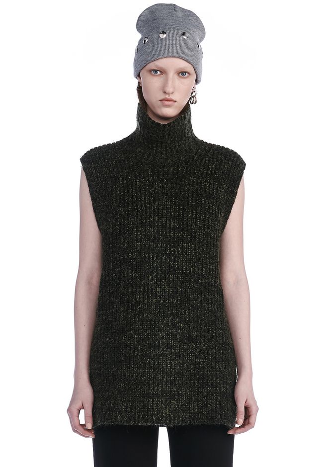 Alexander Wang ‎CHUNKY MOHAIR TURTLENECK DICKIE ‎ ‎TOP‎ Official Site