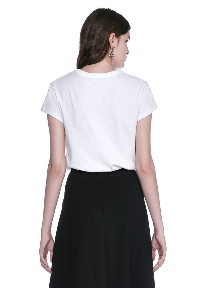 Alexander Wang ‎CAP SLEEVE FITTED BODYSUIT ‎ ‎TOP‎ Official Site