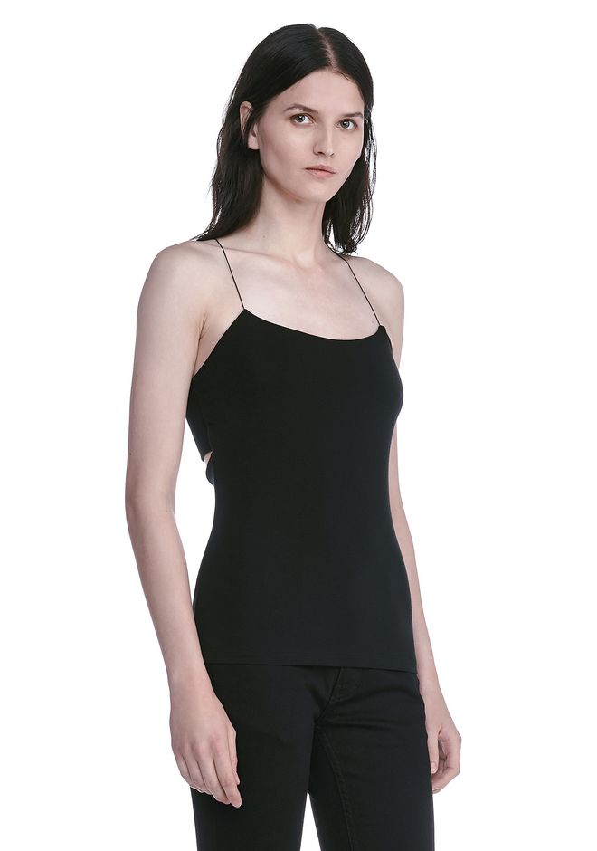 Alexander Wang ‎MODAL SPANDEX STRAPPY CAMI TANK ‎ ‎TOP‎ | Official Site
