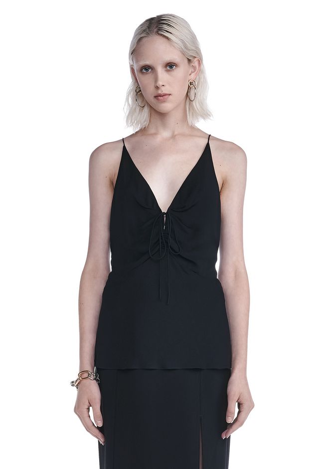 Alexander Wang ‎FRONT RUSCHED CAMISOLE ‎ ‎TOP‎ | Official Site