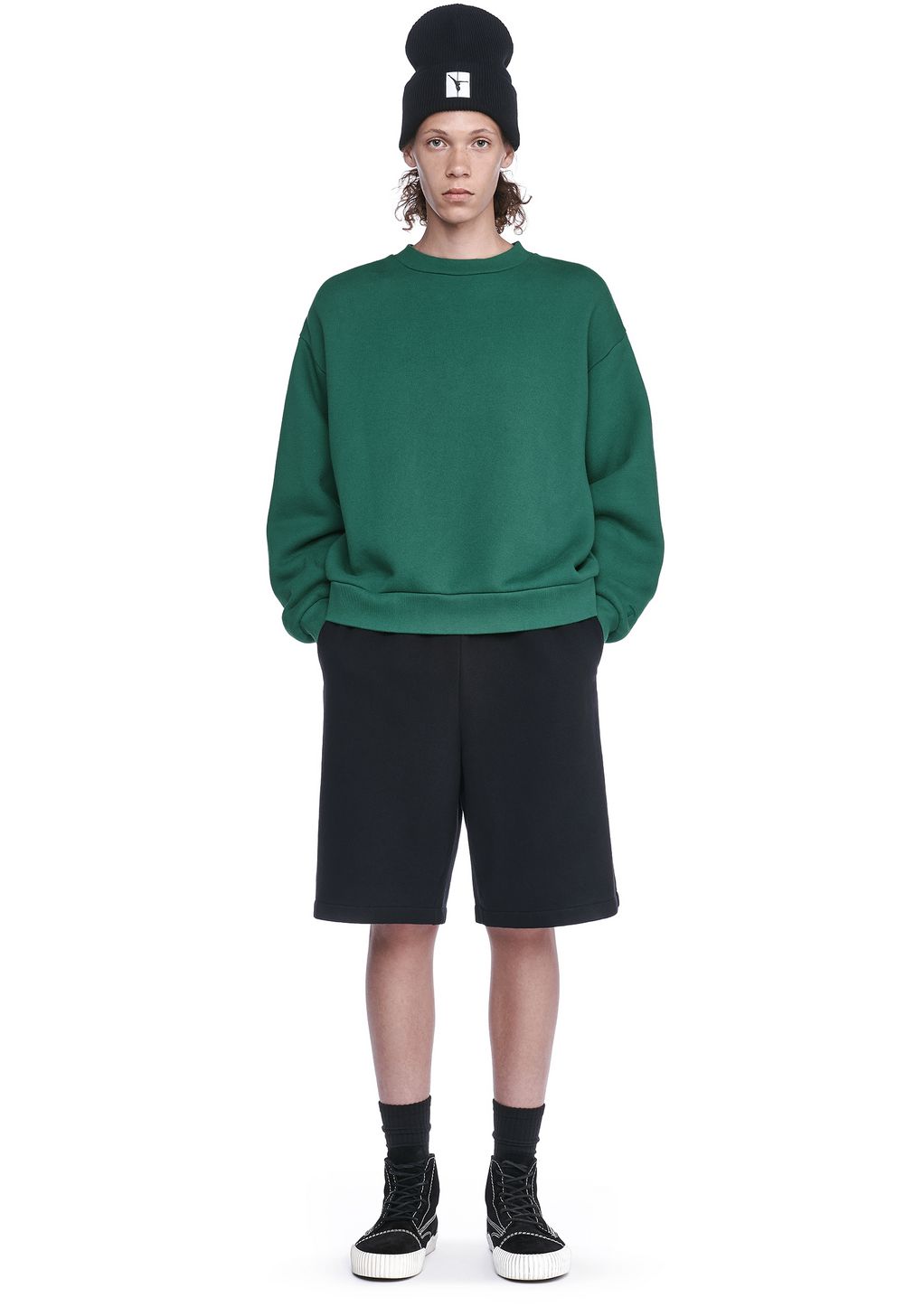 Alexander Wang ‎DENSE FLEECE CREWNECK SWEATSHIRT ‎ ‎SWEATSHIRT ...