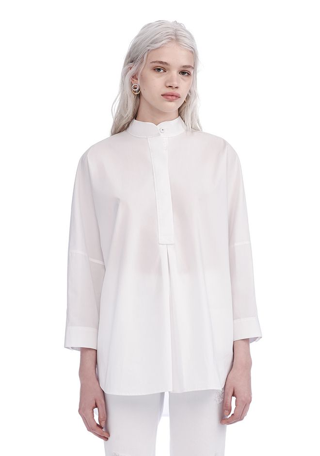 collared tunic shirt