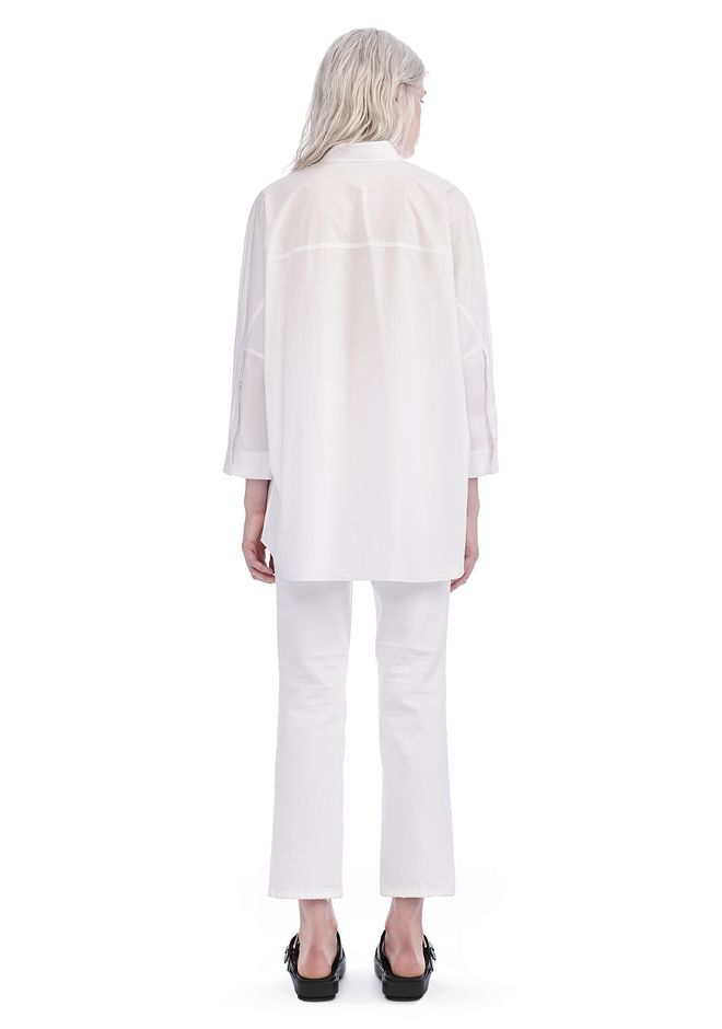 collared tunic shirt
