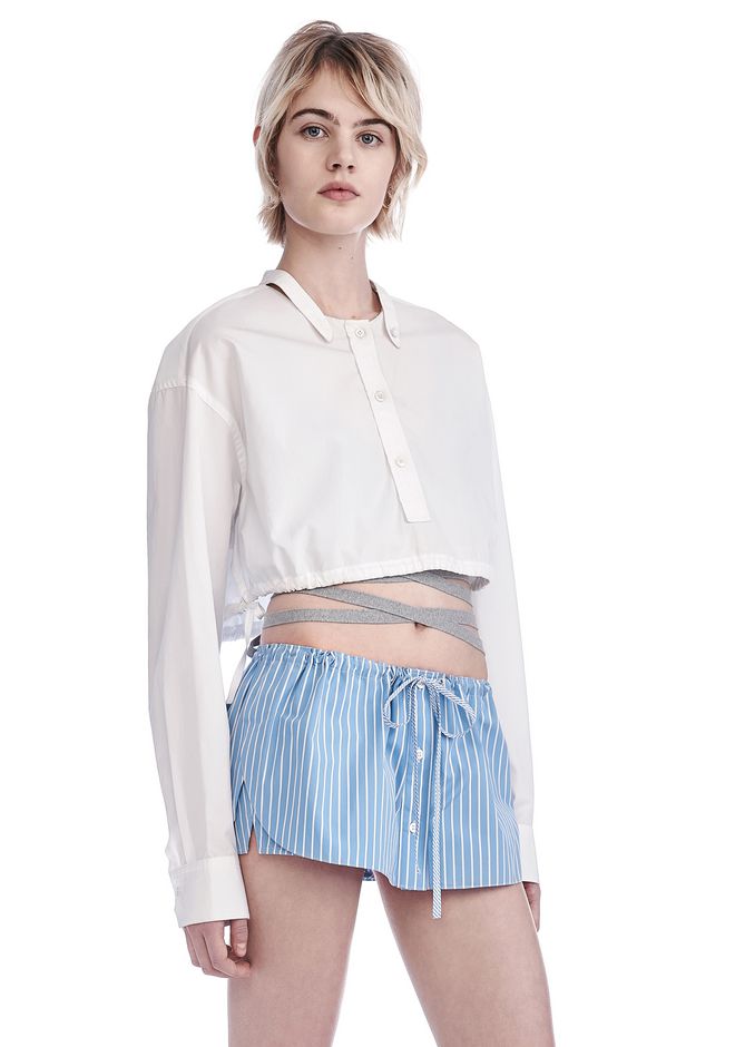 alexander wang deconstructed shirt