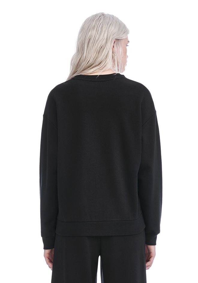 Alexander Wang ‎FRENCH TERRY SWEATSHIRT ‎ ‎TOP‎ | Official Site