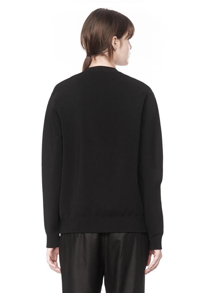 Alexander Wang ‎BARCODE LOGO SWEATSHIRT ‎ ‎SWEATSHIRT‎ | Official Site