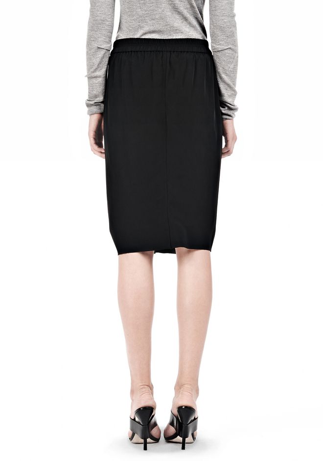 Alexander Wang ‎VACUUM PRESSED IRREGULAR PLEAT FRONT SKIRT ‎ ‎SKIRT ...