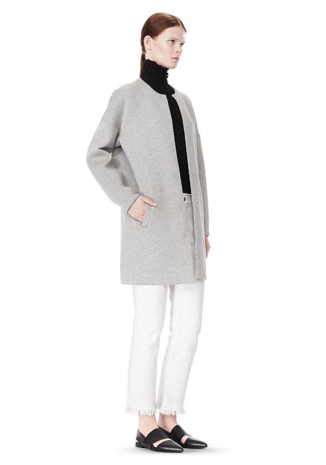 alexander wang oversized shirt coat