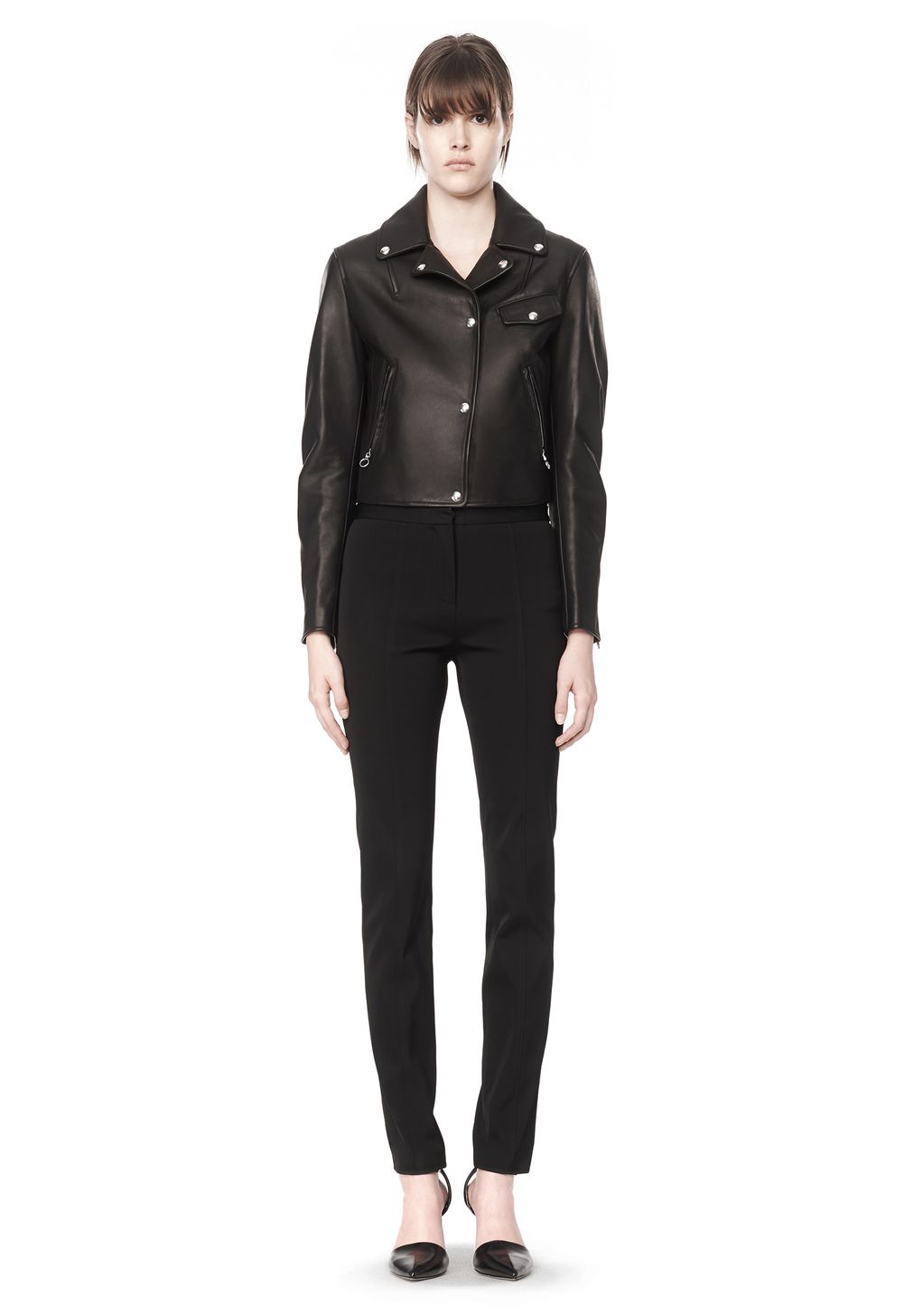 Alexander Wang ‎CLASSIC LEATHER MOTO JACKET ‎ ‎JACKETS AND OUTERWEAR ...
