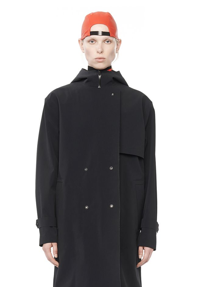 Alexander Wang ‎WATER REPELLANT HOODED TRENCH COAT ‎ ‎JACKETS AND ...