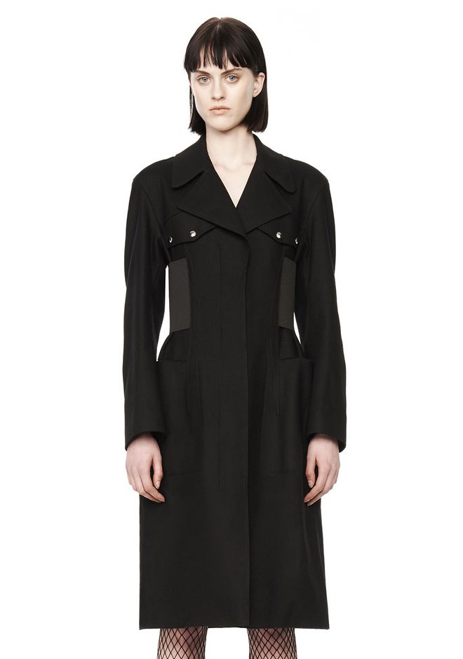 Alexander Wang ‎RAW EDGE COAT ‎ ‎JACKETS AND OUTERWEAR ‎ | Official Site