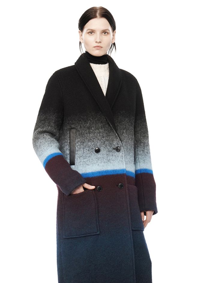 Alexander Wang ‎DOUBLE BREASTED LONG CAR COAT ‎ ‎JACKETS AND OUTERWEAR ...