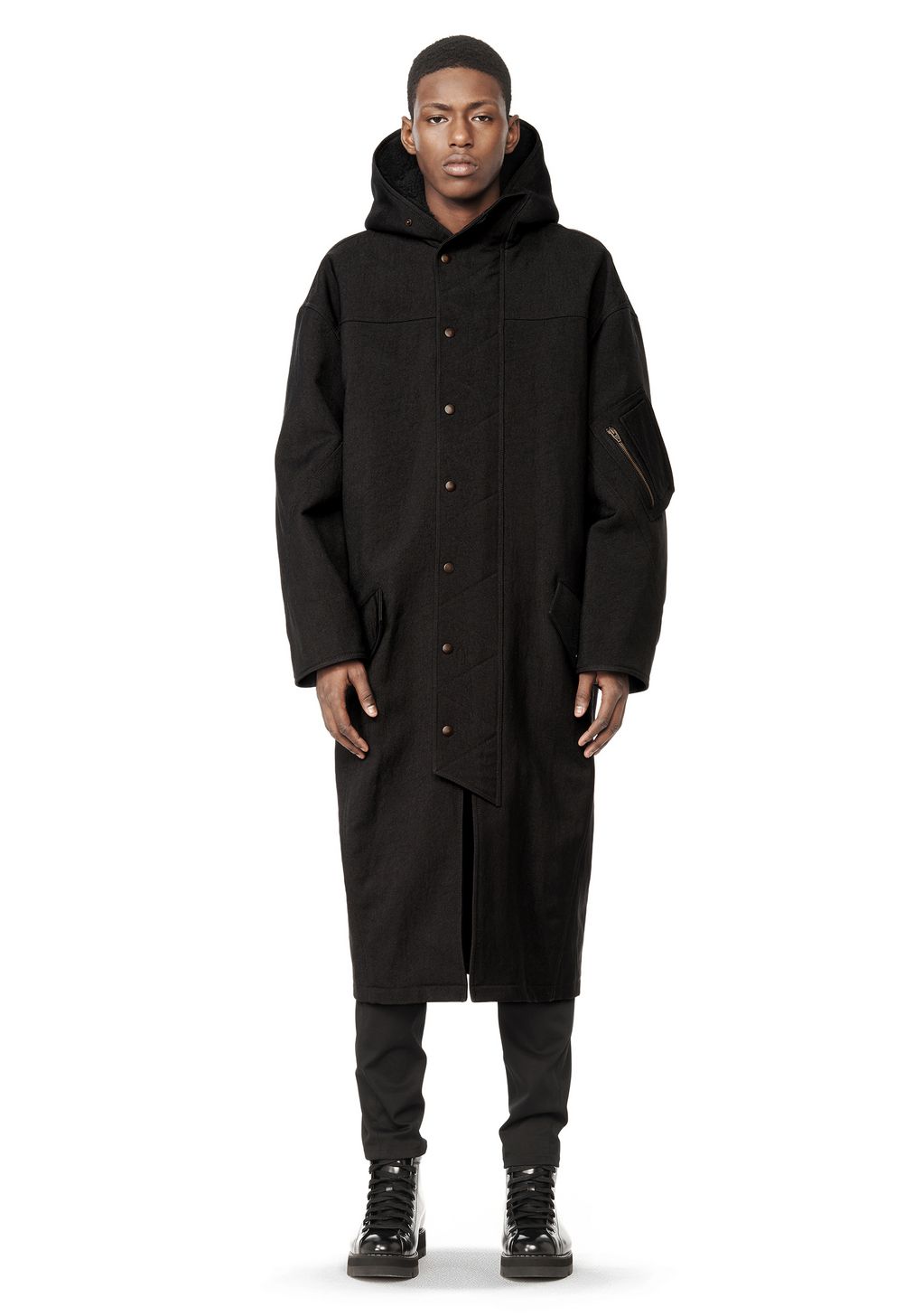 Alexander Wang ‎OVERSIZED HOODED COAT ‎ ‎JACKETS AND OUTERWEAR ...