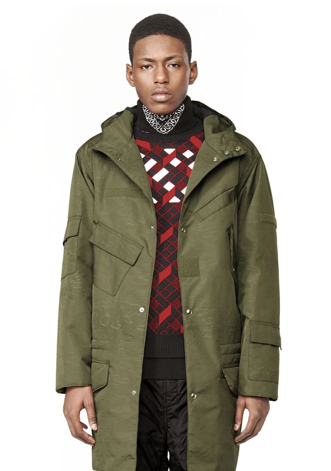 Alexander Wang ‎HOODED MILITARY PARKA ‎ ‎JACKETS AND OUTERWEAR ...
