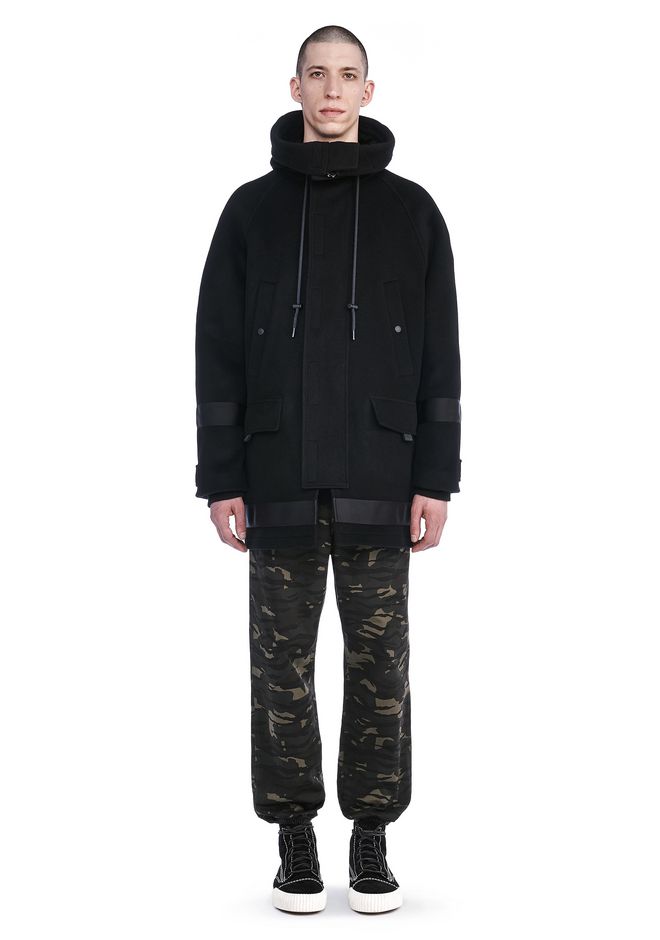 Alexander Wang ‎HOODED WOOL PARKA ‎ ‎JACKETS AND OUTERWEAR ‎ | Official ...