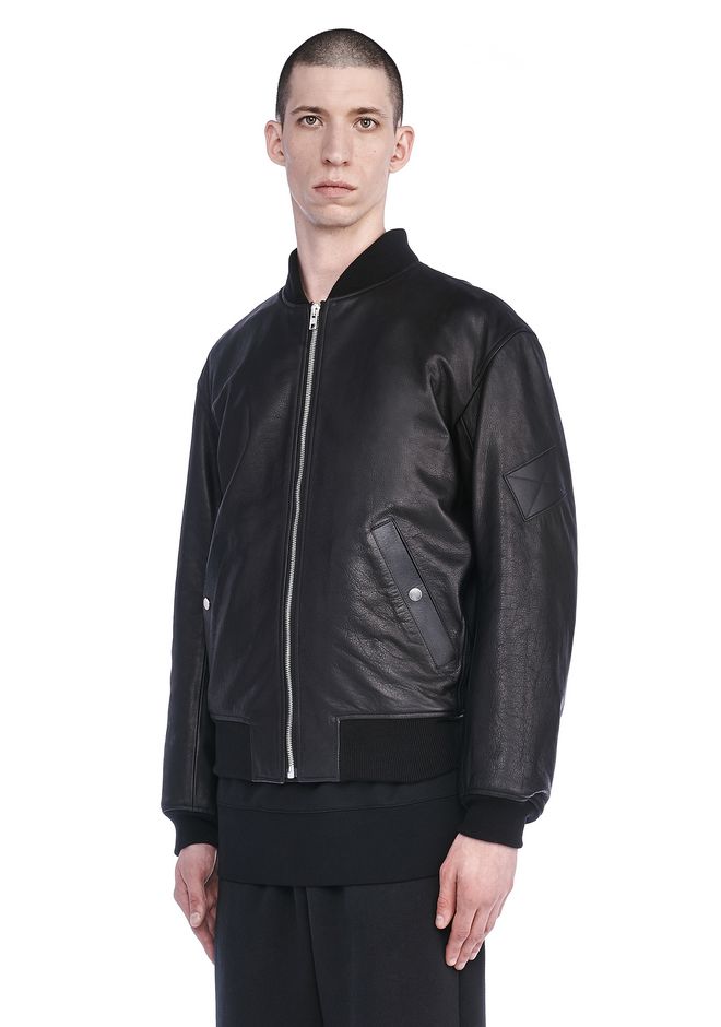 Alexander Wang ‎CLASSIC LEATHER BOMBER ‎ ‎JACKETS AND OUTERWEAR ...