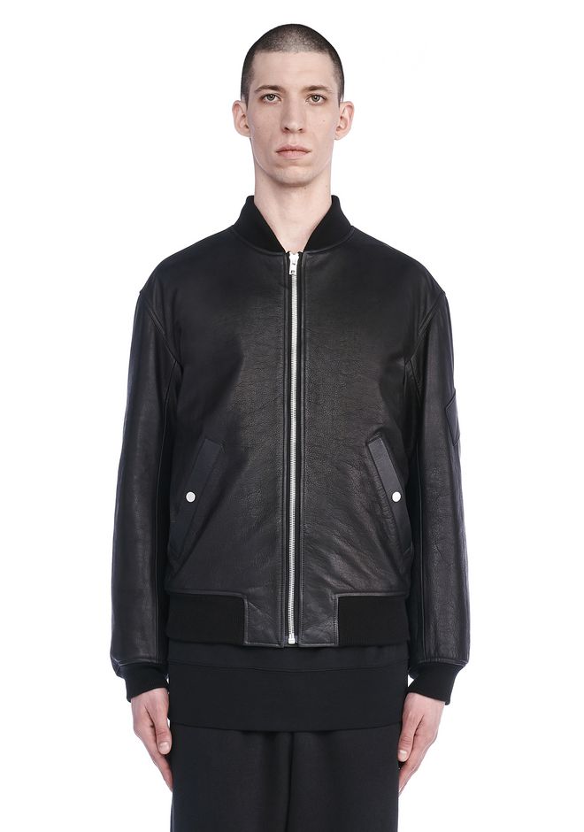 Alexander Wang ‎CLASSIC LEATHER BOMBER ‎ ‎JACKETS AND OUTERWEAR