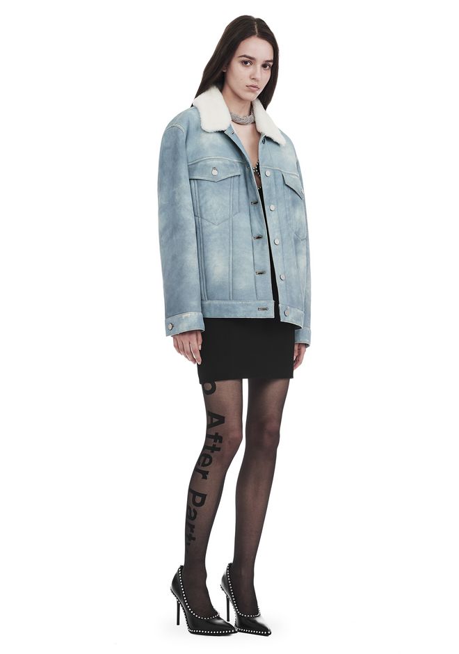 alexander wang denim heels