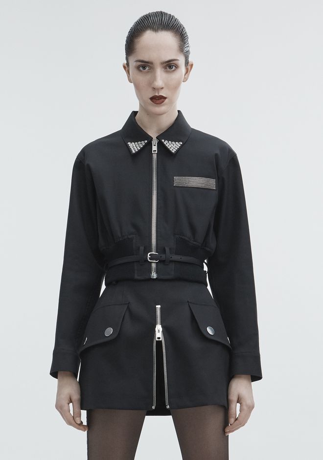 Alexander Wang ‎CROPPED UTILITY JACKET ‎ ‎JACKETS AND OUTERWEAR ...