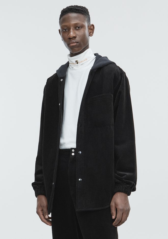 Alexander Wang ‎CORDUROY HOODIE ‎ ‎JACKETS AND OUTERWEAR ‎ | Official Site