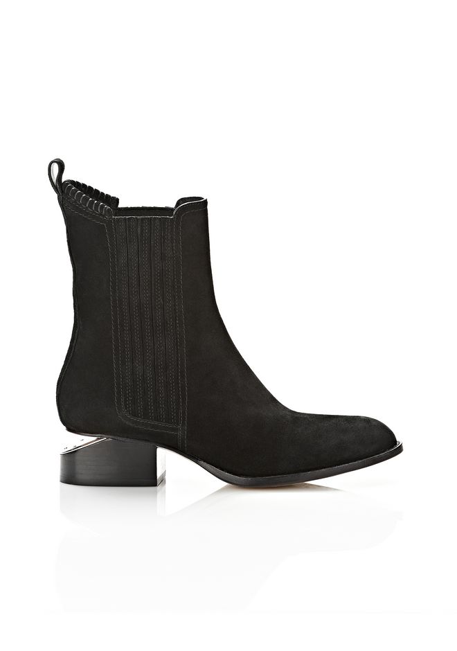Alexander Wang ‎ANOUCK SUEDE BOOT WITH NICKEL ‎ ‎BOOTS‎ | Official Site