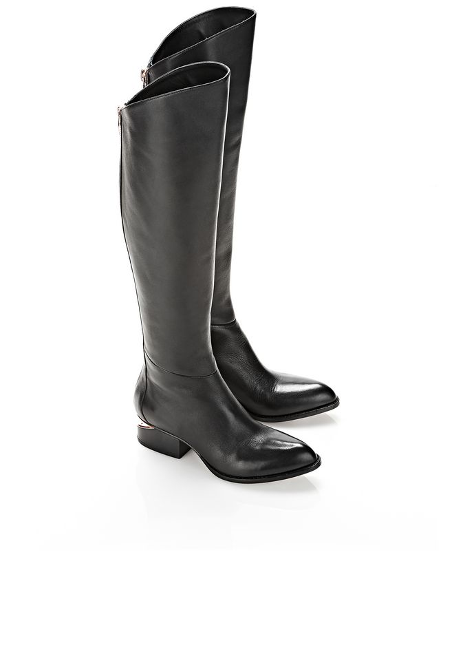 Alexander Wang ‎SIGRID BOOT WITH ROSE GOLD ‎ ‎BOOTS‎ | Official Site
