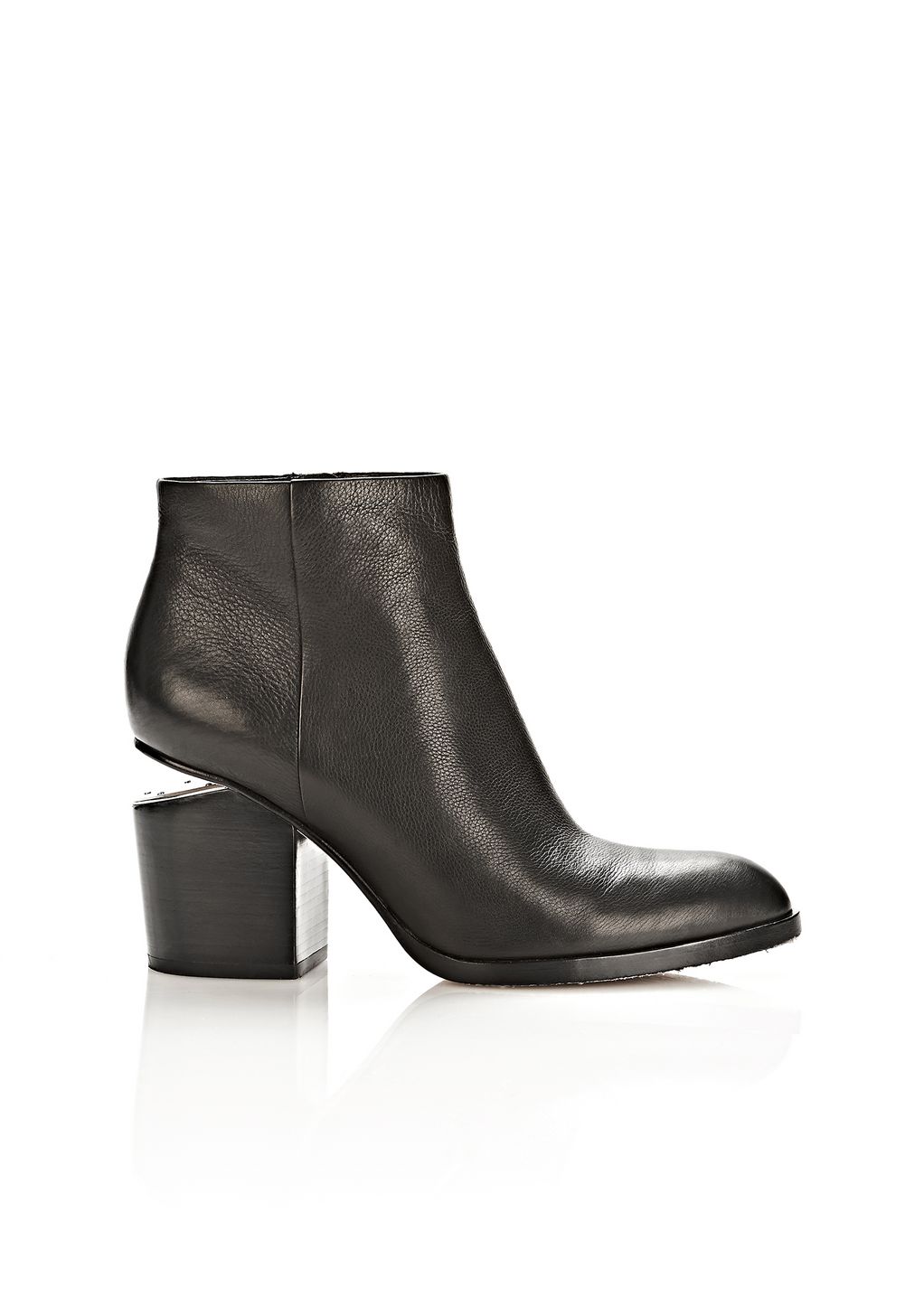 anna stretch bootie with rhodium