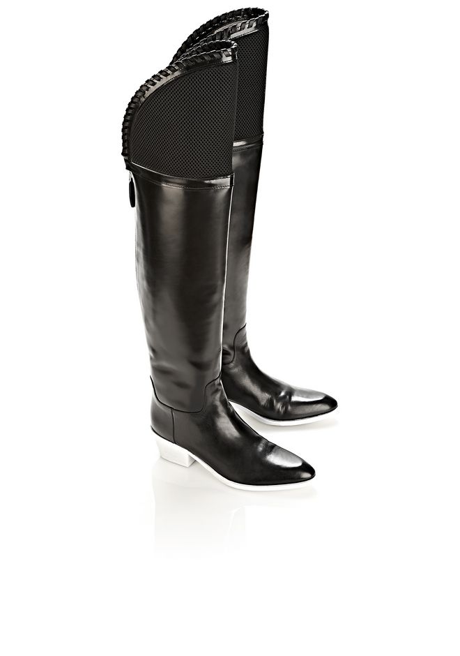 alexander wang snakeskin boots