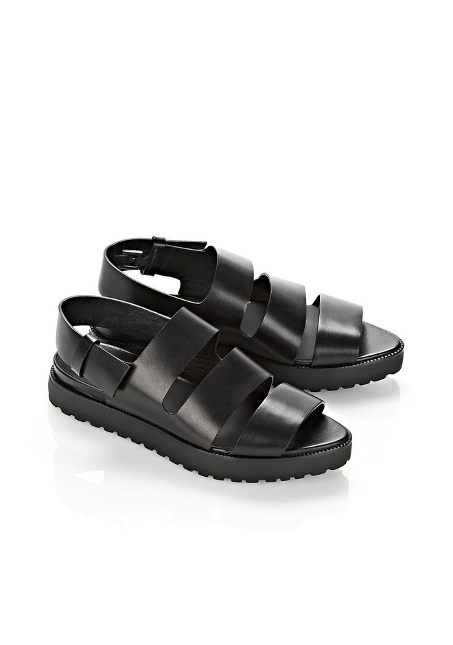 Alexander Wang ‎ALISHA FLAT SANDAL ‎ ‎FLATS‎ | Official Site