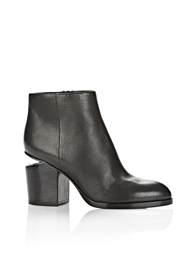 anna stretch bootie with rhodium