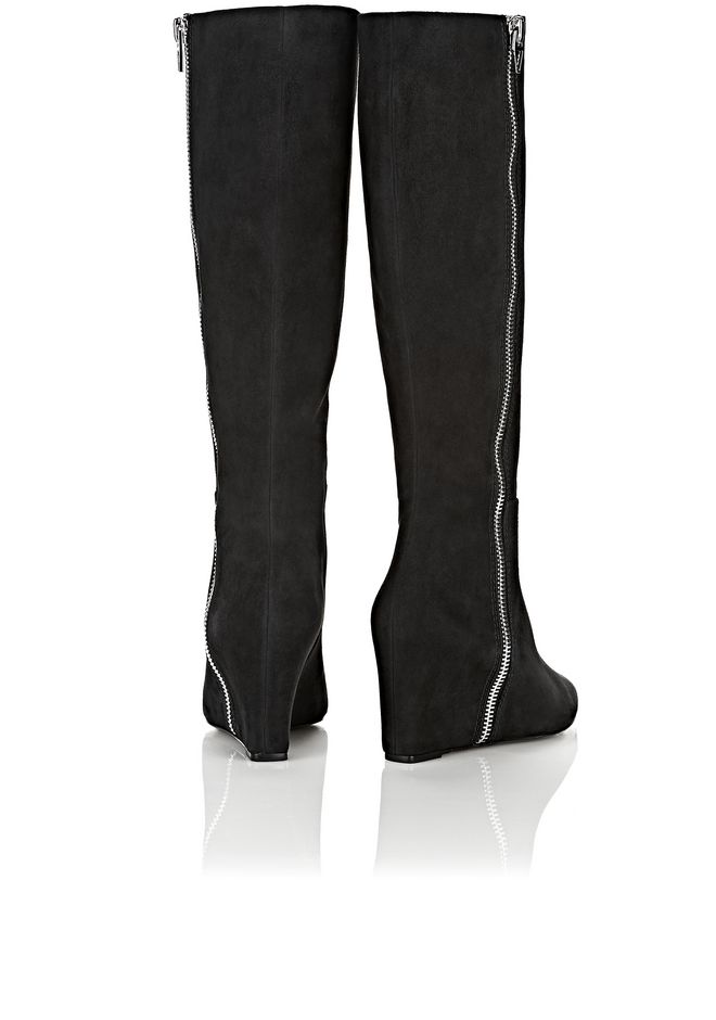 alexander wang snakeskin boots