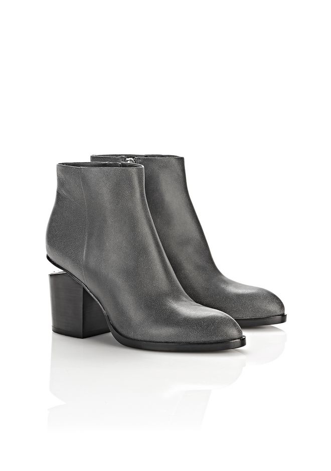 Alexander Wang ‎GABI DISTRESSED BOOTIE WITH RHODIUM ‎ ‎BOOTS ...