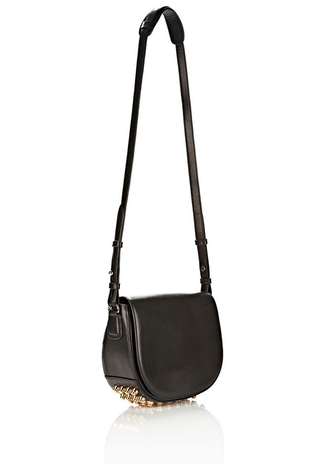 black gold shoulder bag