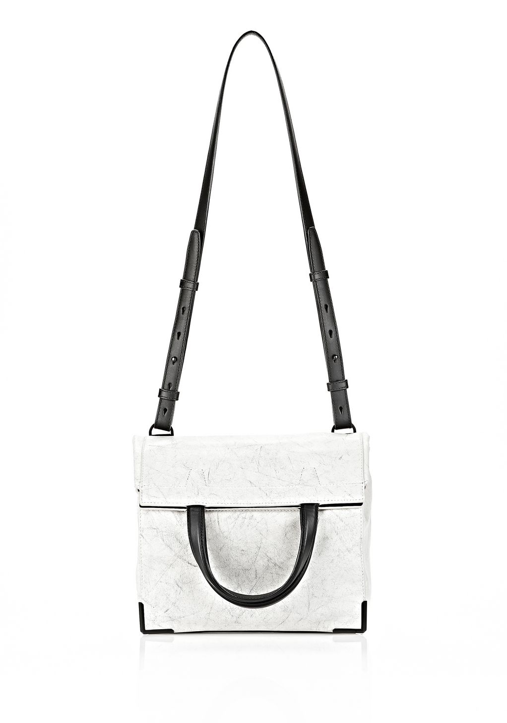Alexander Wang ‎EXCLUSIVE PRISMA LUNCH BAG IN CHALK WITH MATTE BLACK ...