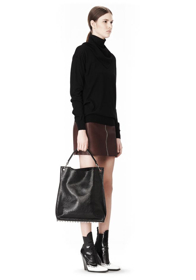 Alexander Wang ‎INSIDE OUT DARCY TOTE IN SHINY BLACK ‎ ‎TOTE/DEL ...