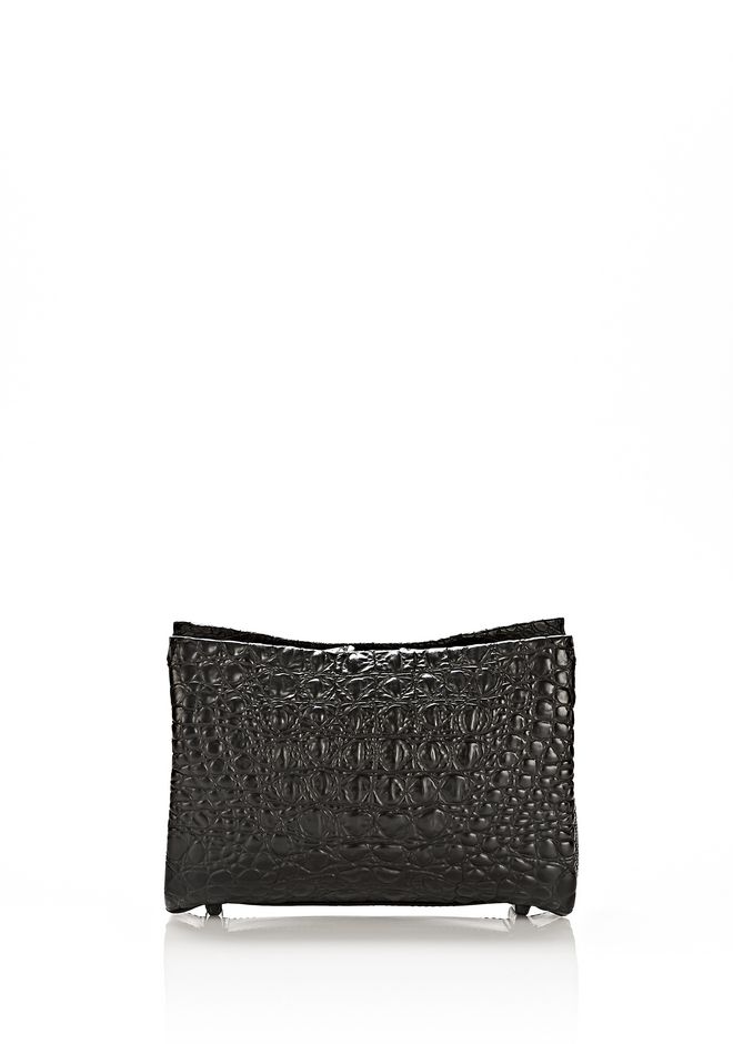 alexander wang black clutch