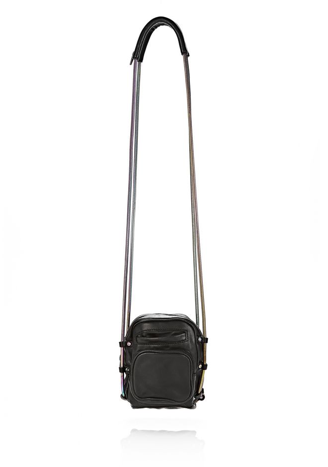 Alexander Wang ‎BRENDA CAMERA IN WASHED BLACK WITH IRIDESCENT ...