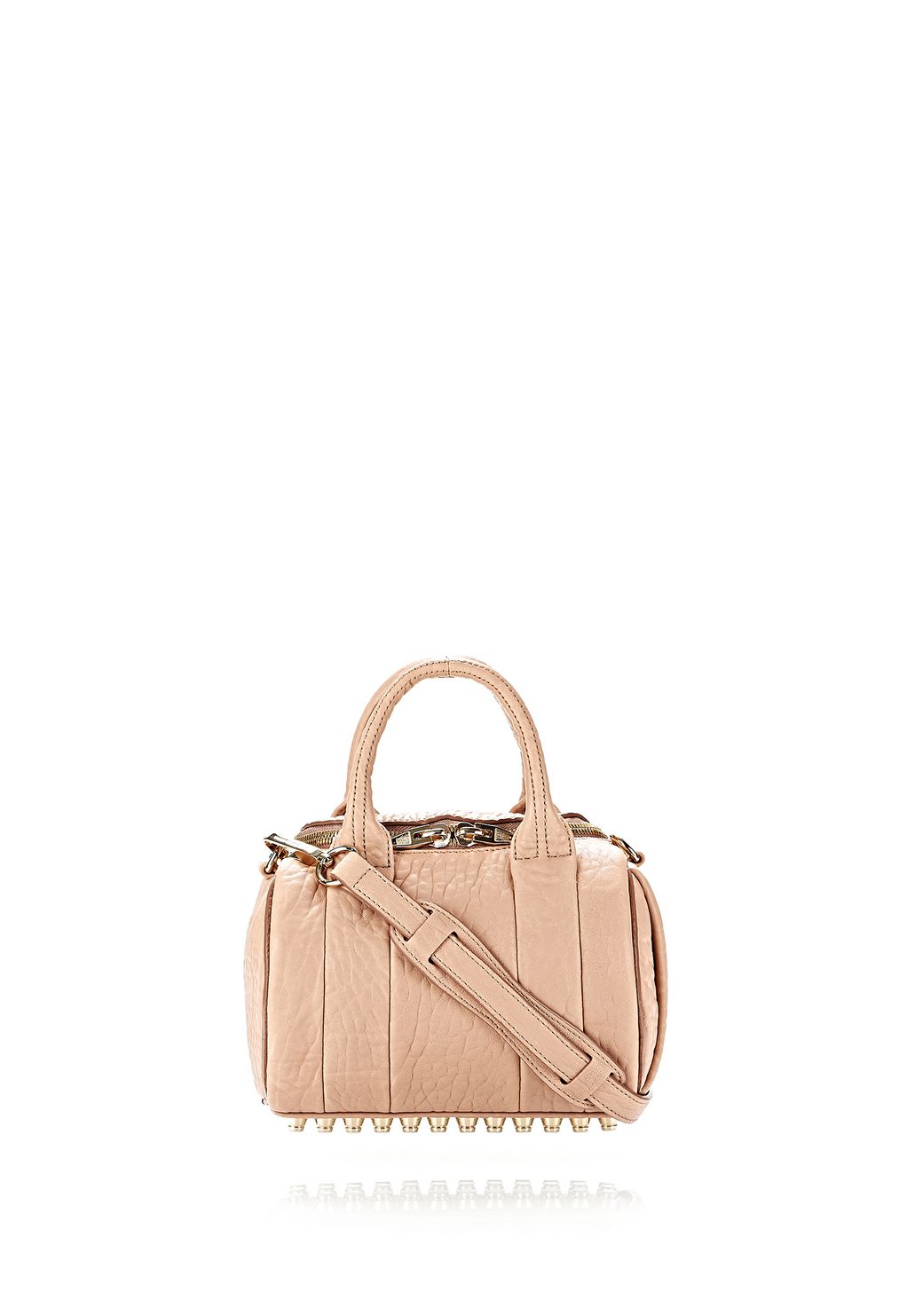 Alexander Wang ‎MINI ROCKIE IN PEBBLED BLUSH WITH PALE GOLD ‎ ‎Shoulder ...
