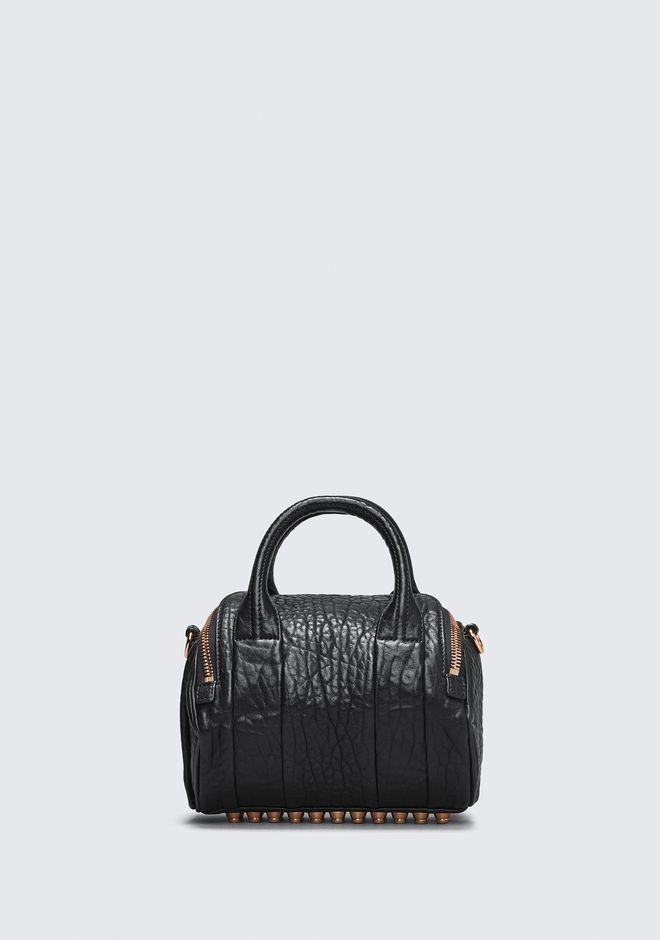 rose gold alexander wang bag