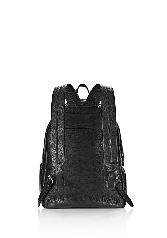 Alexander Wang ‎CRUX BACKPACK IN PEBBLED BLACK WITH PALLADIUM ...