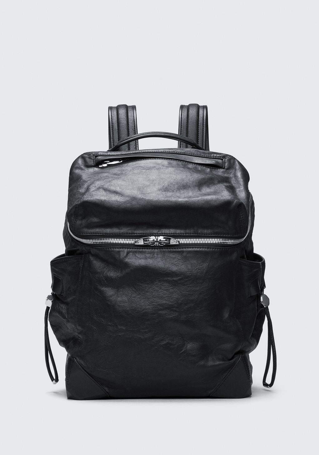 Alexander Wang ‎SMALL WALLIE BACKPACK IN WAXY BLACK WITH RHODIUM ...