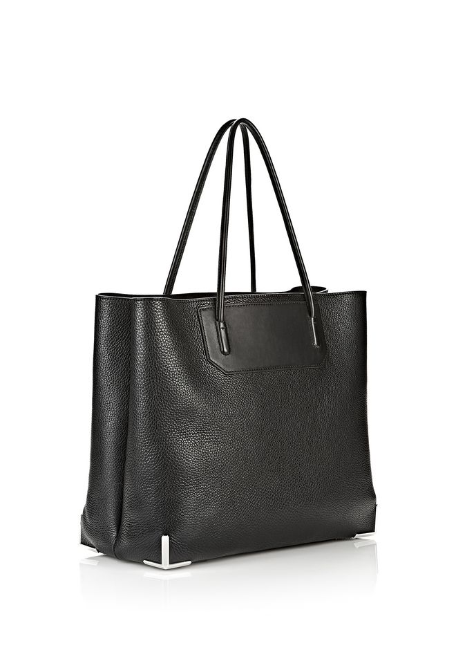 Alexander Wang ‎PRISMA LARGE TOTE IN PEBBLED BLACK WITH RHODIUM ...