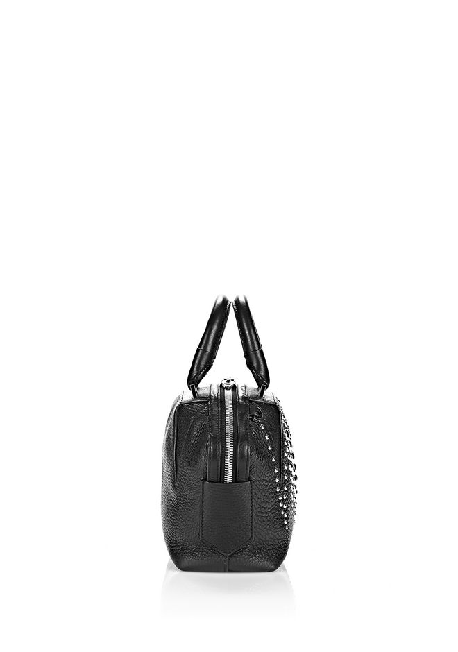 Alexander Wang ‎STUDDED MINI EMILE IN PEBBLED BLACK WITH RHODIUM ...