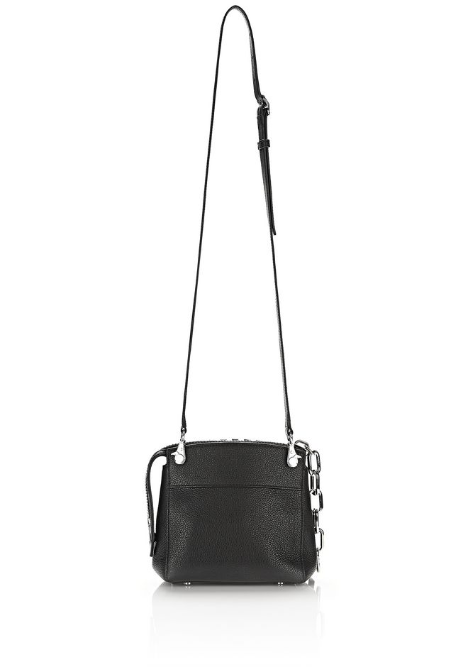 Alexander Wang ‎ATTICA FLAP MARION IN BLACK FRINGE WITH RHODIUM ...